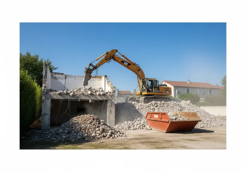 Démolition et évacuation à Limoges