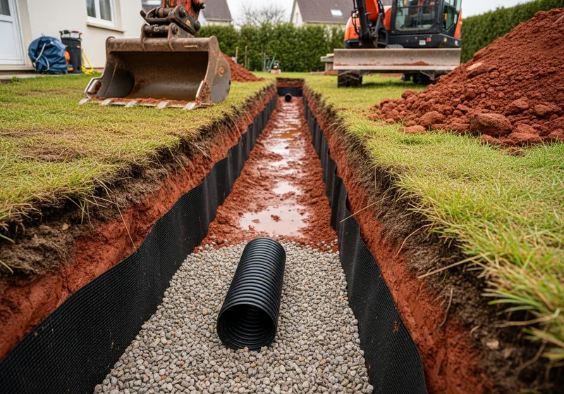 Drainage et enrochement à Confolens