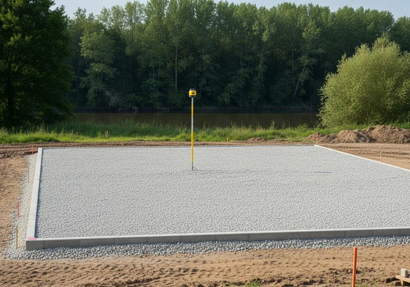 Plateforme de maison à Isle en bord de Vienne