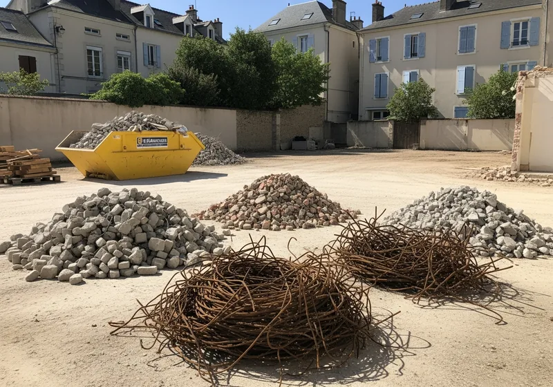 Démolition et évacuation à Bellac